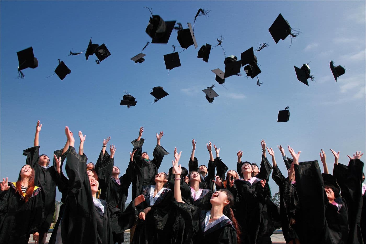 Graduation celebration — the joy of passing